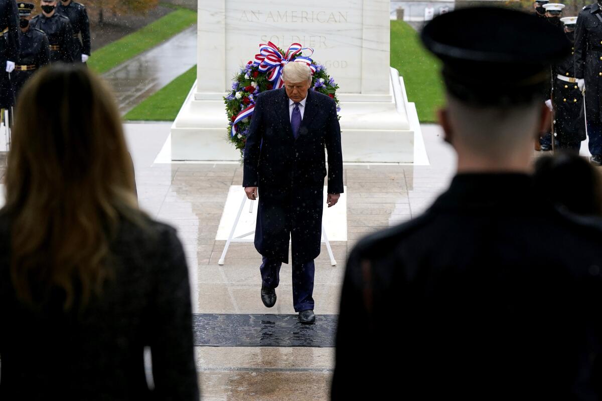 President Trump at the Tomb of the Unknown Solider