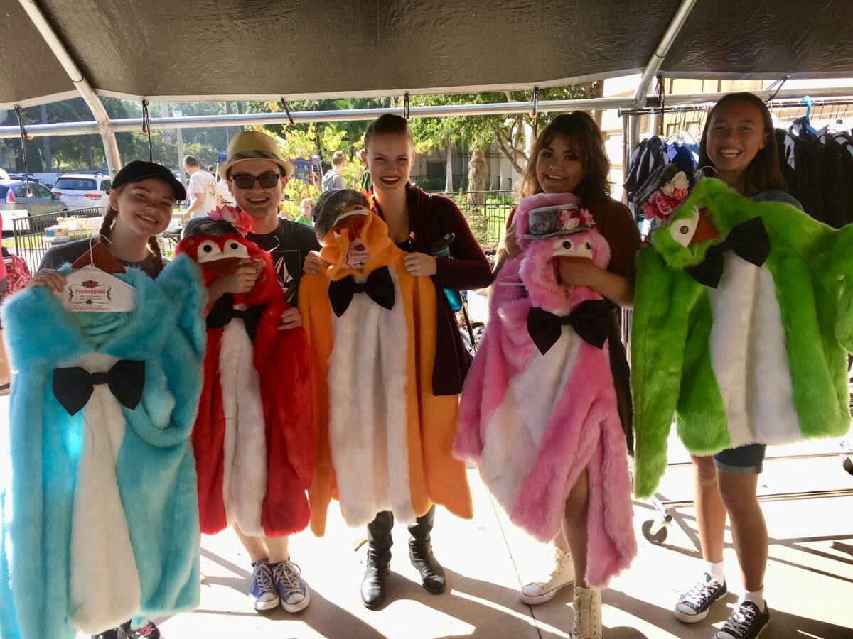 The San Diego Junior Theatre Auxiliary costume sale returns Oct. 15.