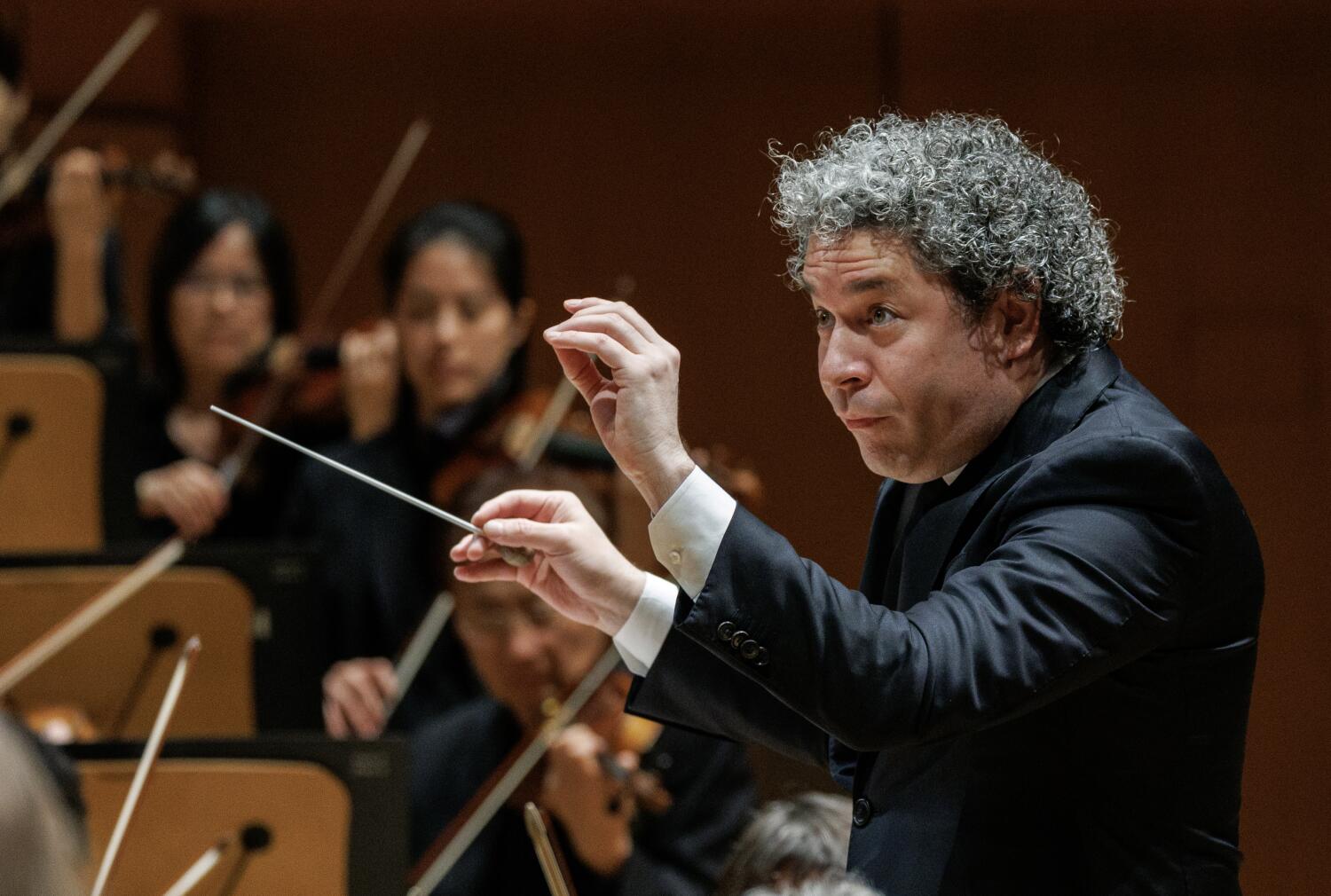 Column: Gustavo Dudamel has two years left on his L.A. Phil contract, but we already feel his absence