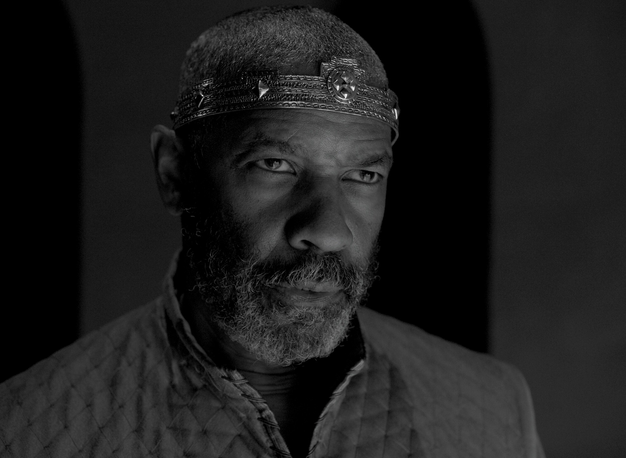 Denzel Washington as Macbeth in "The Tragedy of Macbeth."