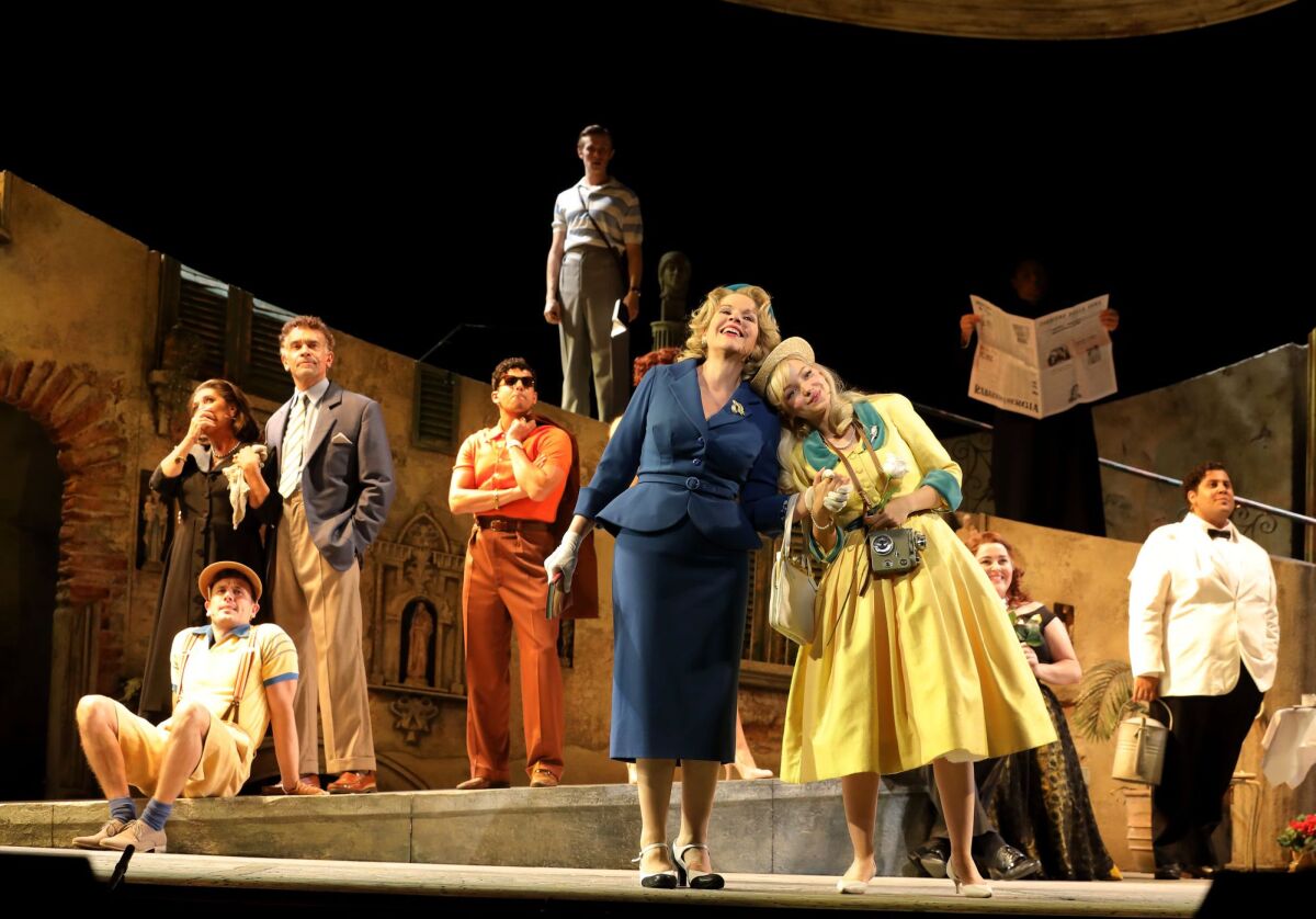 A scene from L.A. Opera's "The Light in the Piazza."