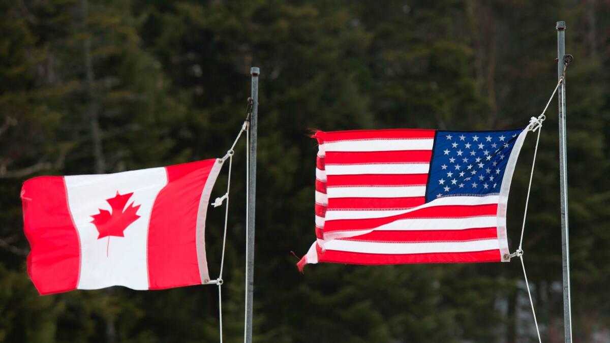 The U.S. and Canada share more than 5,000 miles of land and water boundaries. (Don Emmert / AFP/Getty Images)