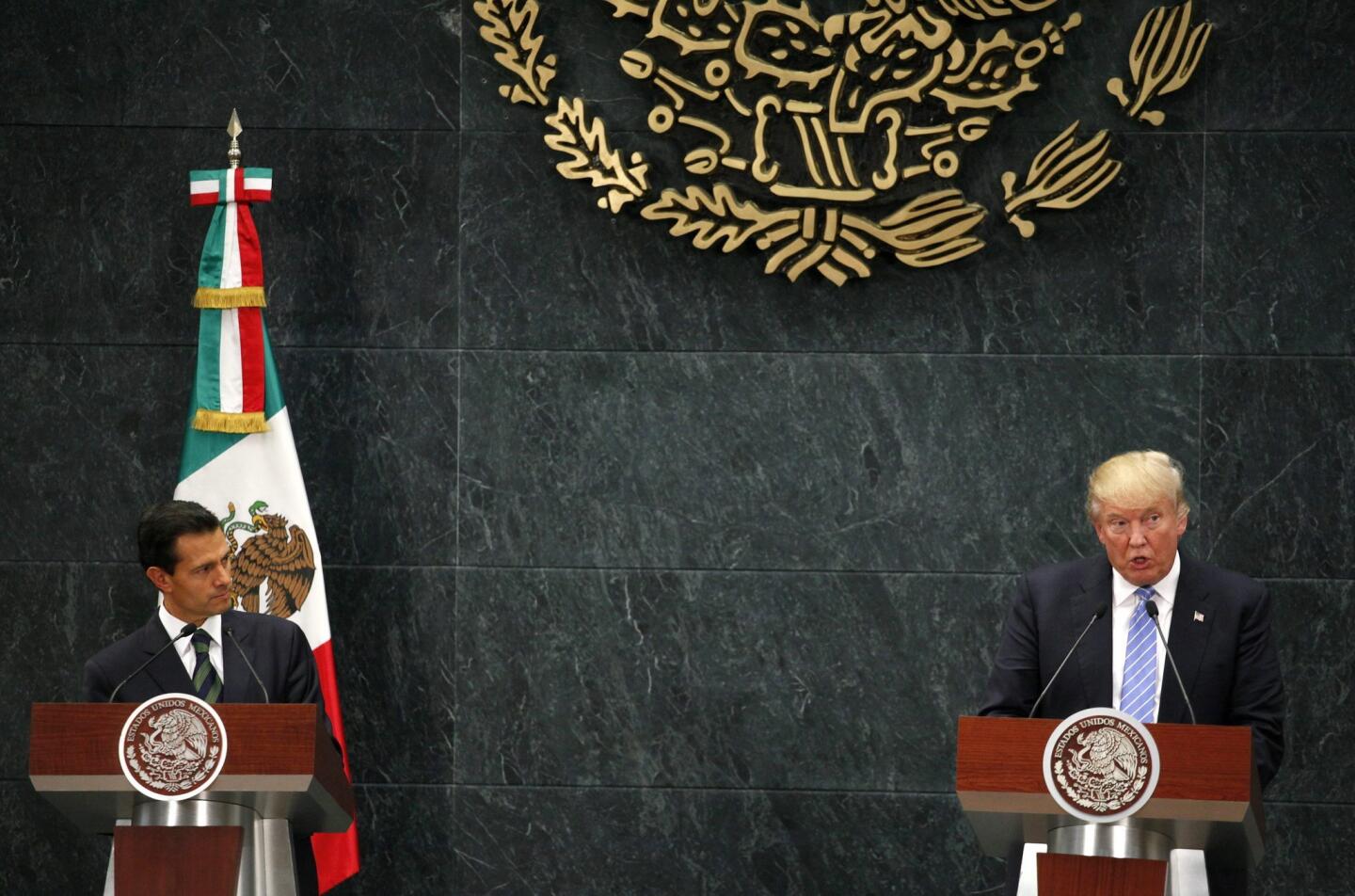 Donald Trump, Enrique Pena Nieto, 2016