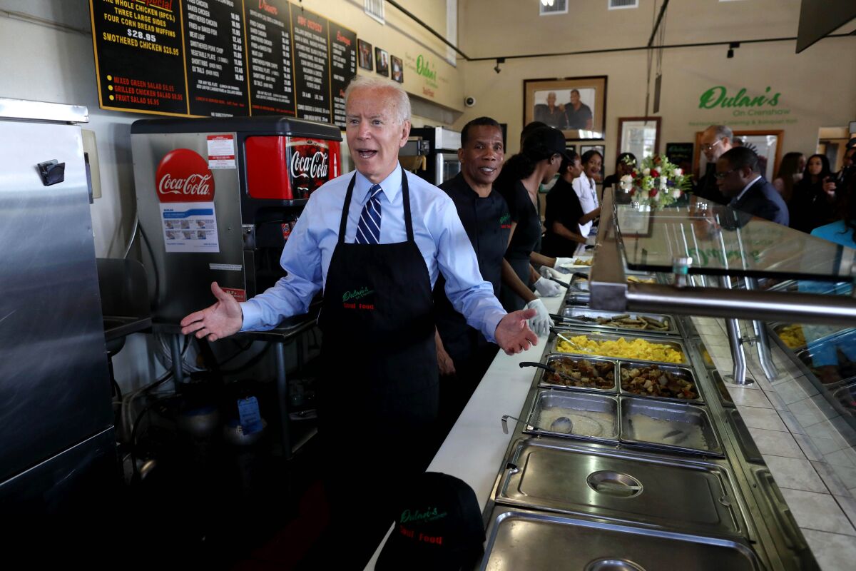 Joe Biden at Dulan's