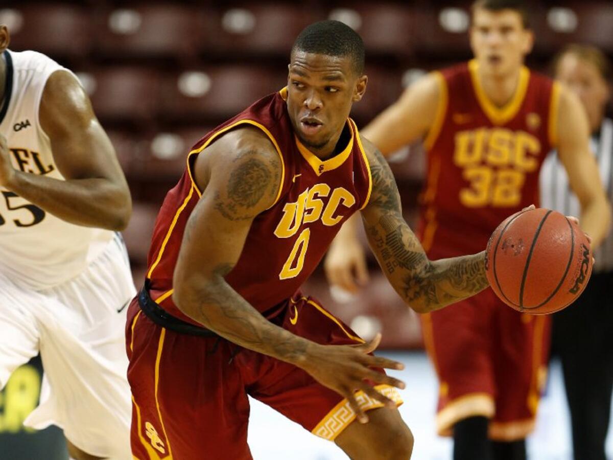 USC forward Darion Clark had 10 points and 10 rebounds in the Trojans' 53-49 win over Cal State Fullerton on Nov. 25.