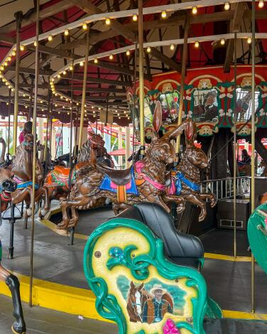 The Carrusel de California at Knott's Berry Farm.