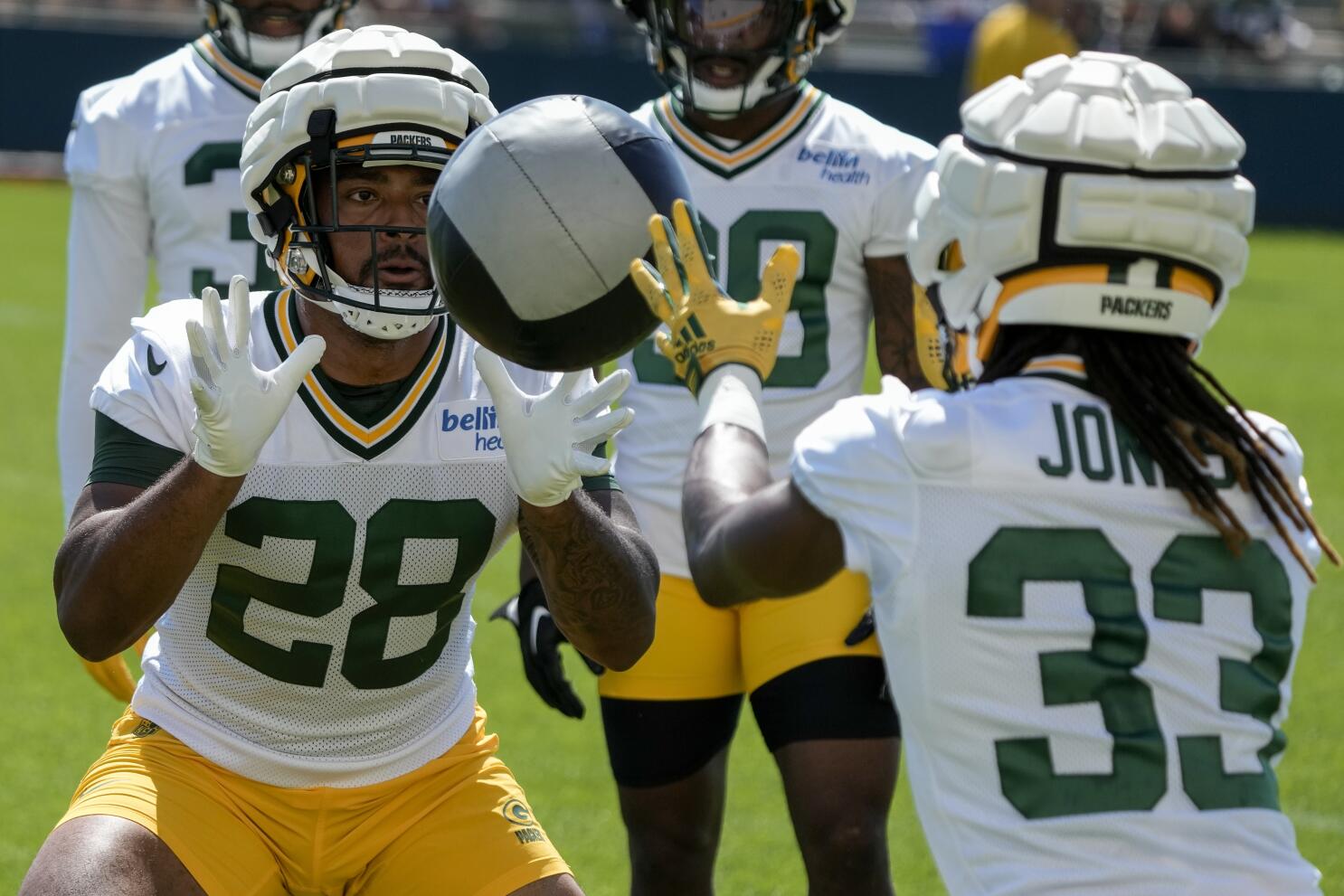 Packers sing praises of AJ Dillon's pass-catching ability