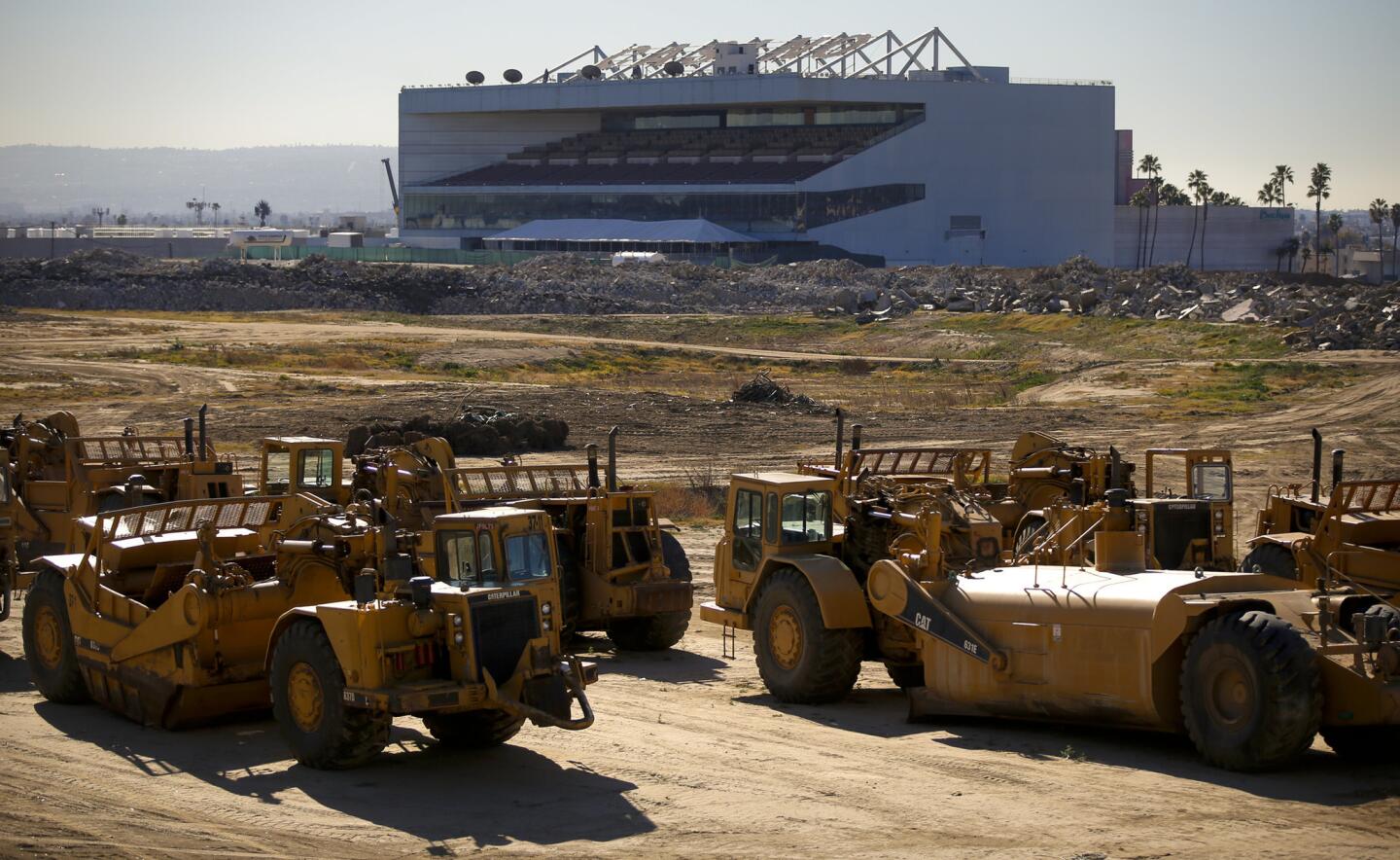 NFL Inglewood scrapers