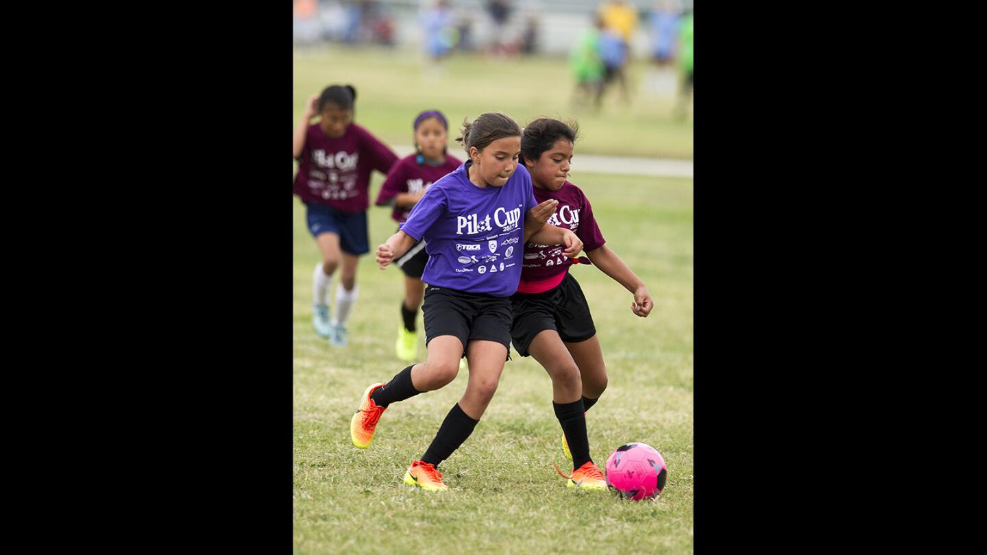 Photo Gallery: Newport Coast vs. Sonora during a Pilot Cup girls' 3-4 silver division game