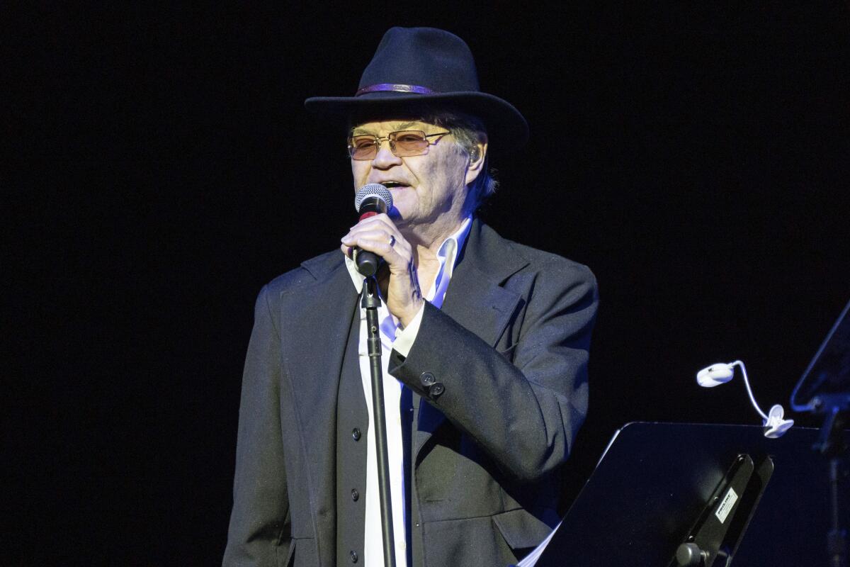 Micky Dolenz, of The Monkees, performs on Nov. 5, 2021, at Rosemont Theatre in  Ill.
