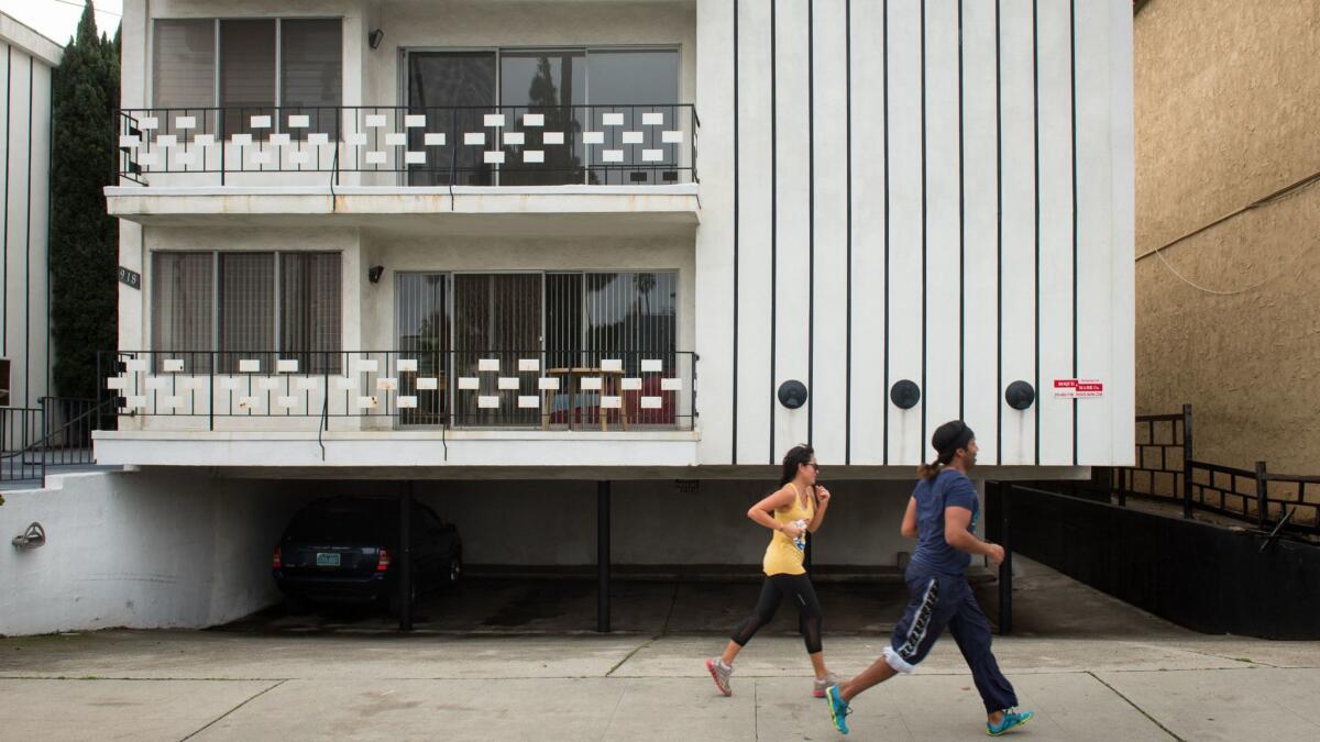 Wood-frame apartments with carports on the ground floor and supported by flimsy columns can collapse in an earthquake. So-called soft-story buildings in Santa Monica would have to undergo a seismic evaluation under a law tentatively approved Tuesday.