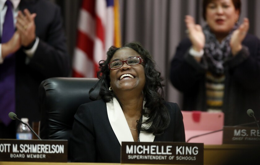 Michelle King, the new L.A. Unified School District superintendent.