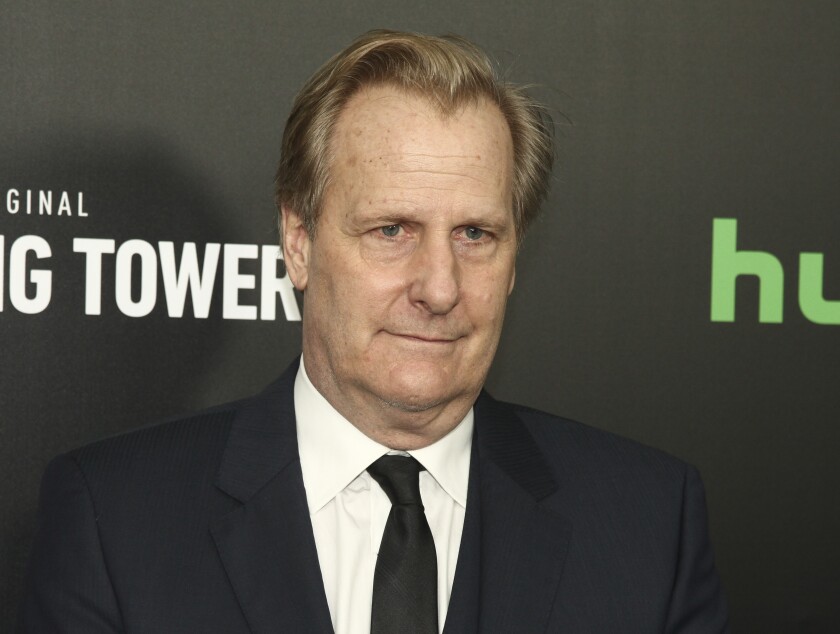 FILE - Jeff Daniels attends the premiere of Hulu's limited drama series "The Looming Tower" in New York on Feb. 15, 2018. Daniels will narrate a new documentary that tells the story of the Sept. 11, 2001 terrorist attacks through the eyes of then-President George W. Bush's team. Apple+ and the BBC will collaborate on the project, which will debut in September near the 20th anniversary of the terrorist attacks. (Photo by Andy Kropa/Invision/AP, File)