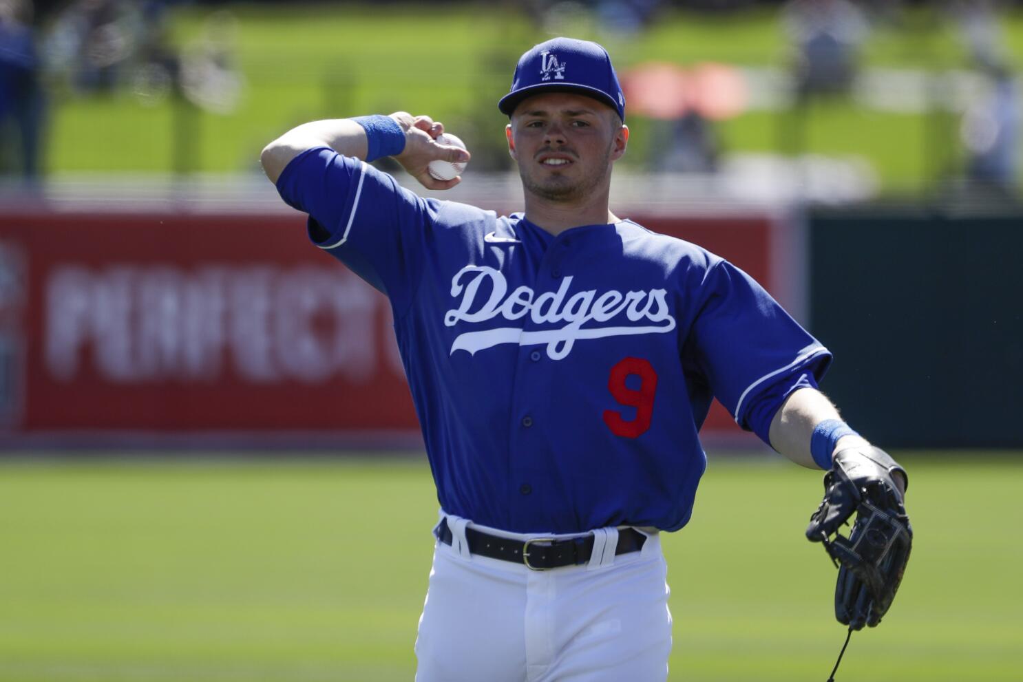 Los Angeles Dodgers' Gavin Lux takes cues from the top