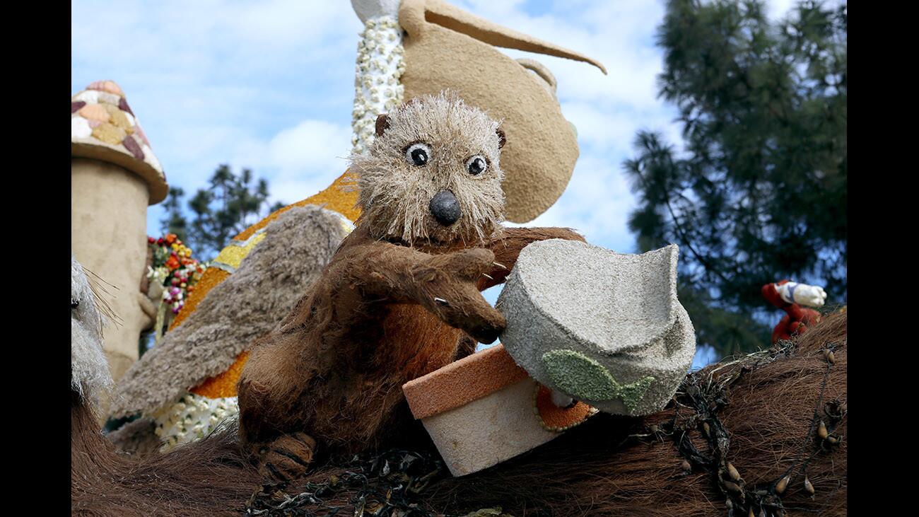 Photo Gallery: Locals get close-up view of the Burbank Tournament of Roses float