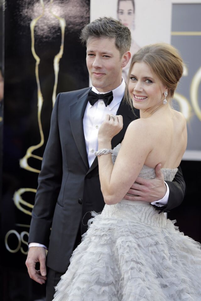 Oscars 2013 arrivals: Amy Adams and Darren LeGallo
