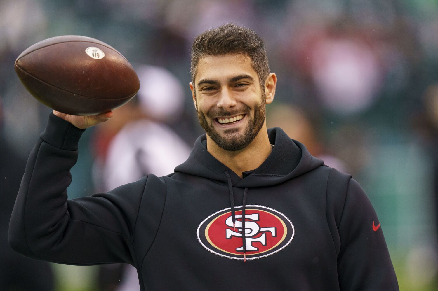 Former 49ers quarterback Jimmy Garoppolo agrees to contract with Raiders