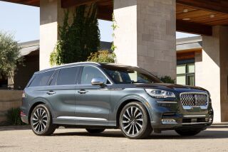 This photo provided by Ford Motor Co. shows the 2023 Lincoln Aviator, a three-row luxury midsize SUV available with massaging front seats, rear window sunshades and a 28-speaker audio system. (Courtesy of Ford Motor Co. via AP)