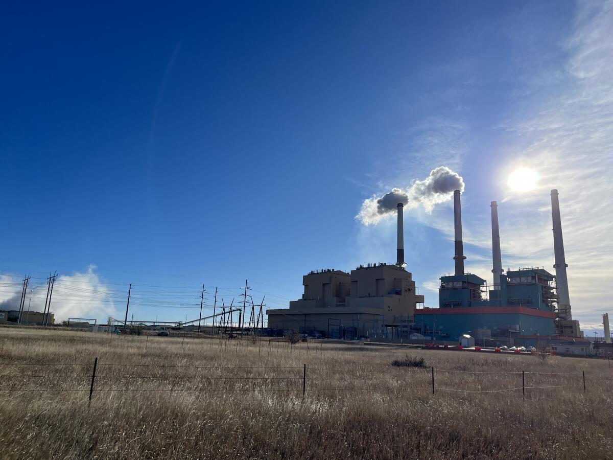 The coal-fired power plant in Colstrip, Mont. Two of the four generating units shut down in early 2020.