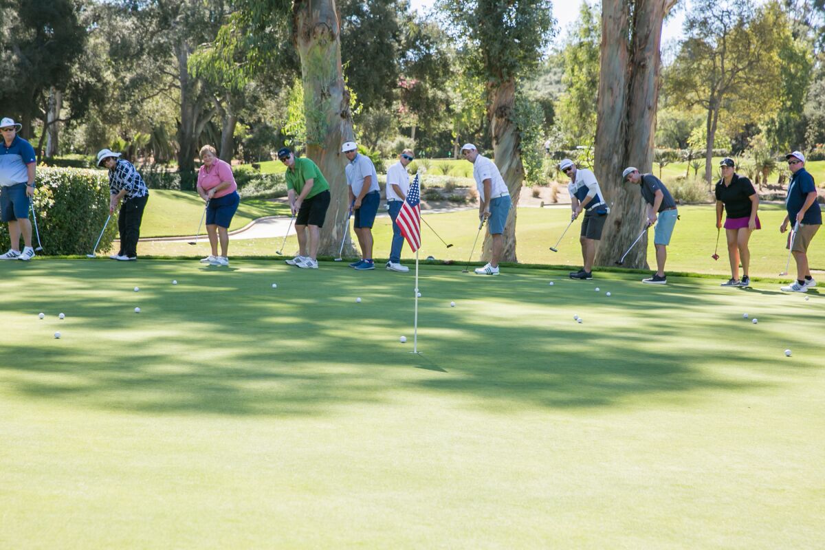 The RSF Community Center’s Golf Classic includes a putting contest.
