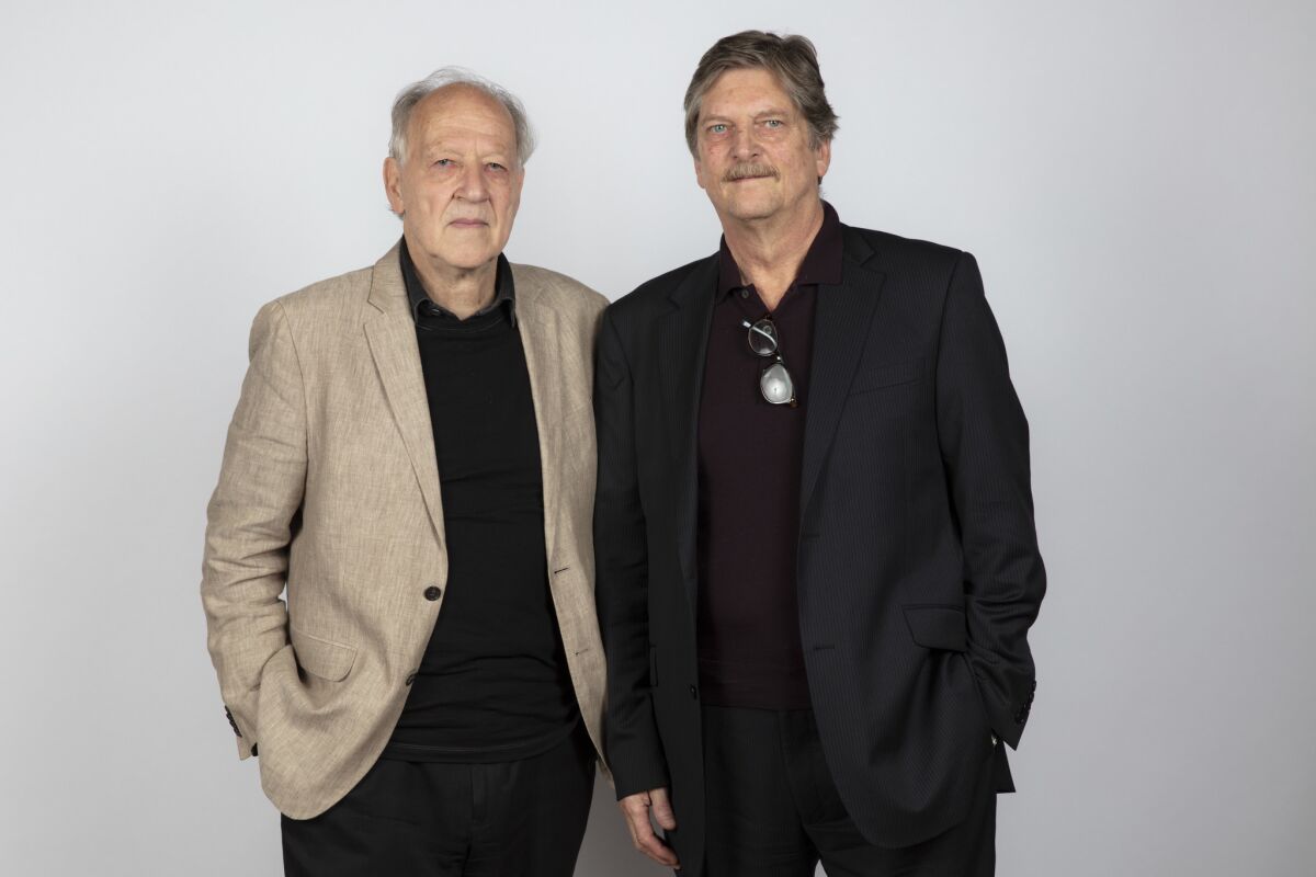 Directors Werner Herzog and Andrè Singer from "Meeting Gorbachev."