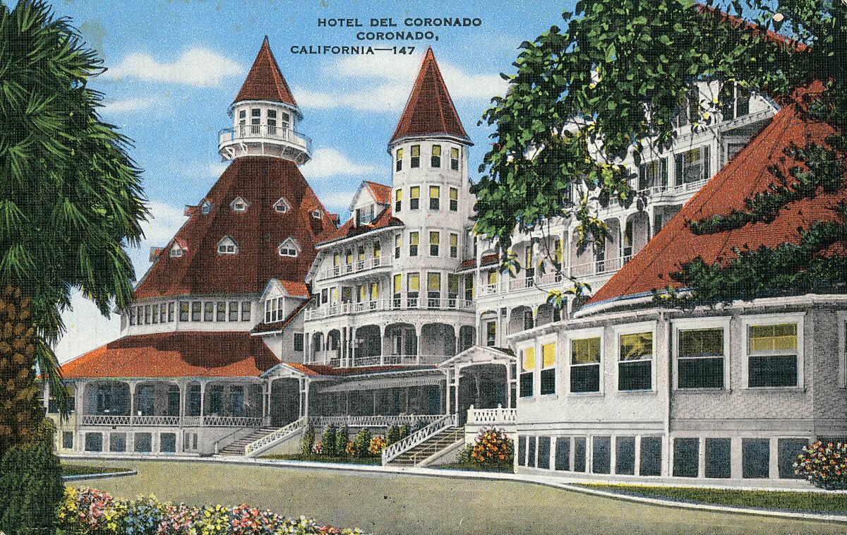 The Hotel del Coronado, San Diego, 1930.