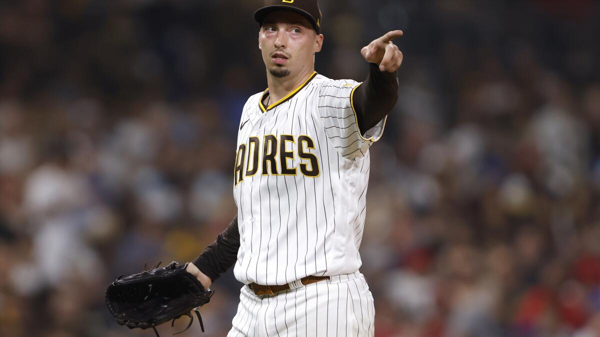 Padres' Blake Snell a Players Choice finalist - The San Diego Union-Tribune