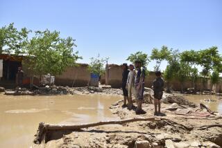 Las inundaciones en la provincia Baghlan de Afganistán, el 12 de mayo de 2024. (Foto AP)