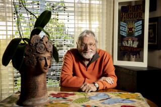 CARLSBAD,CA --WEDNESDAY, MAY 16, 2018--Rolly Crump, 88, a Disney Imagineer for 40 years, is photographed at his home in Carlsbad, CA, May 16, 2018. Crump recently auctioned off his collection of work, including art done for Disney. (Jay L. Clendenin / Los Angeles Times)