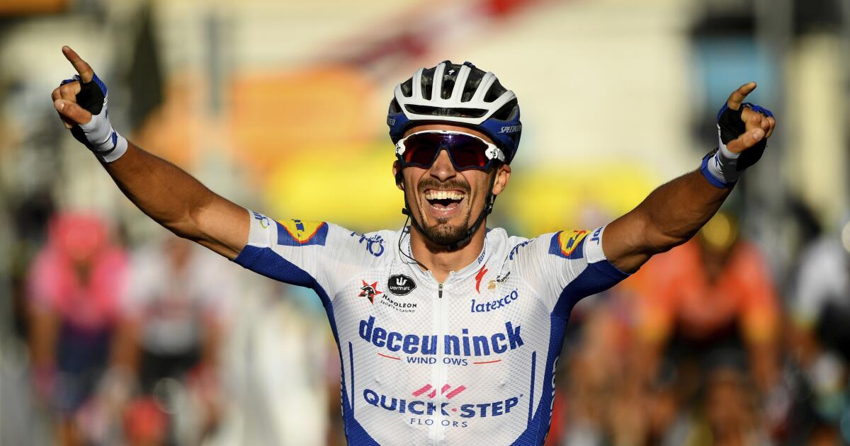 Julian Alaphilippe wins Stage 2 at Tour de France - Los Angeles Times