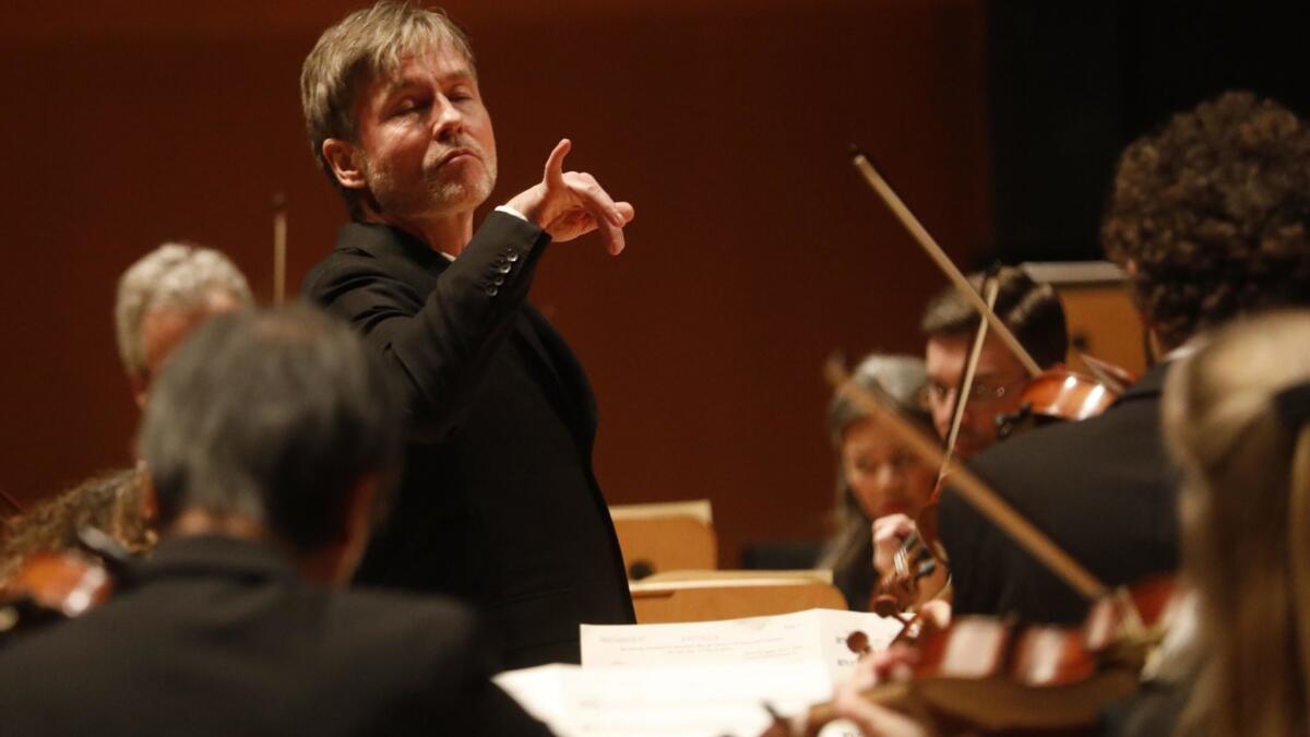 Venerated conductor laureate Esa-Pekka Salonen conducts the L.A. Phil.