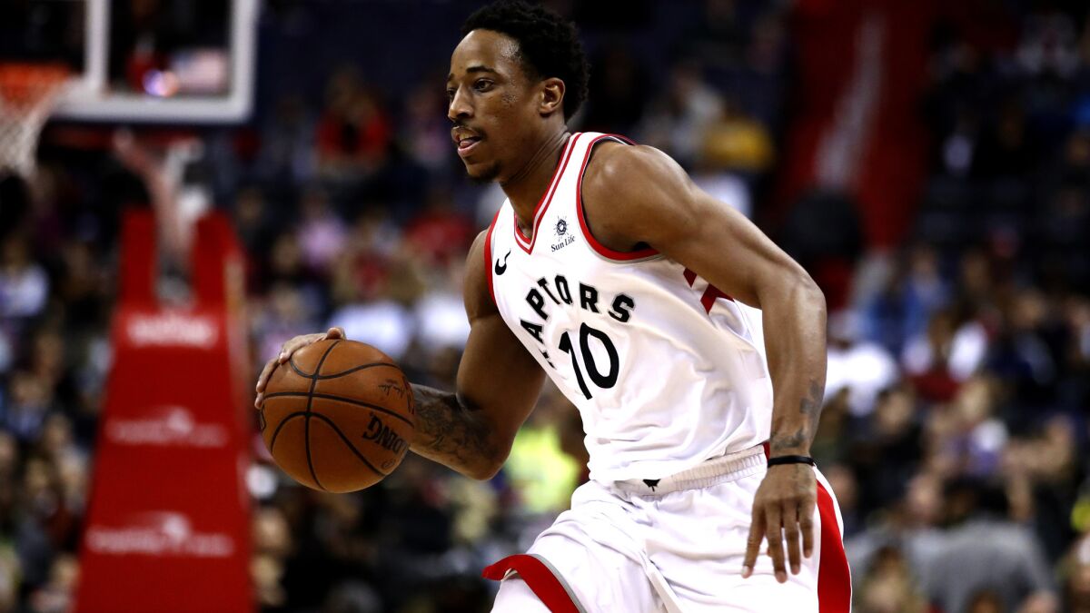 Raptors guard DeMar DeRozan will start in his second consecutive All-Star game on Sunday at Staples Center.