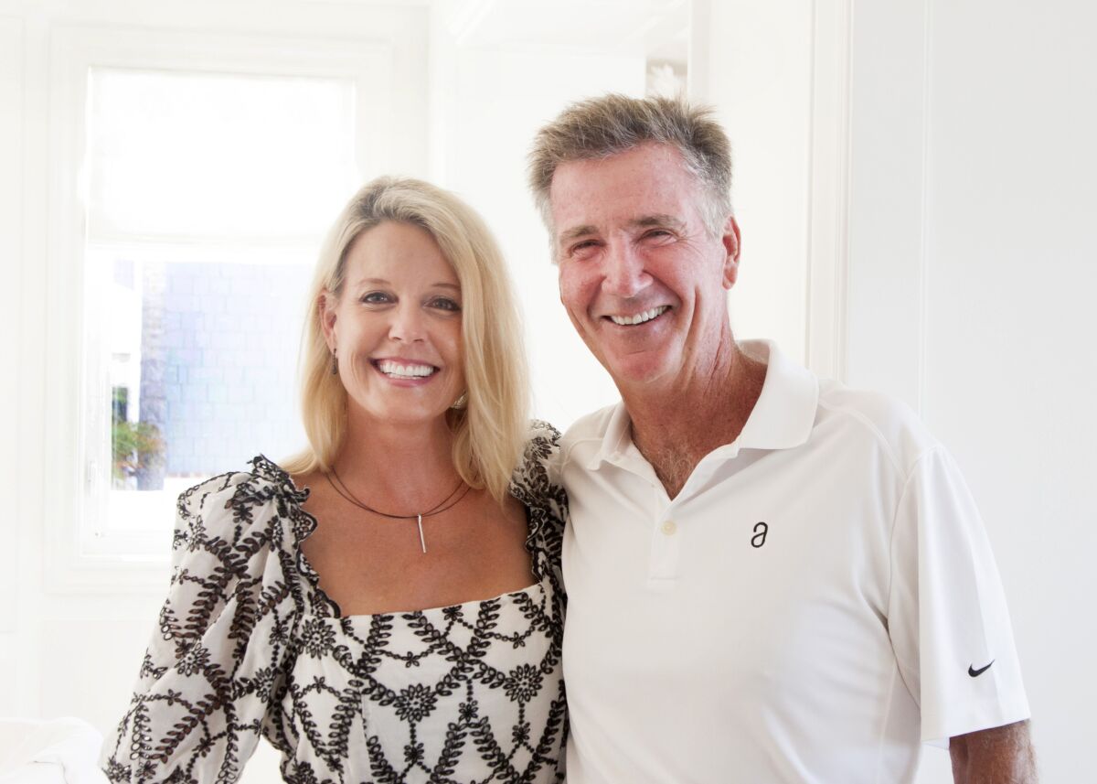 Kiersten and Bruce Allen opened their Newport Beach home for the UCI MIND summer reception.