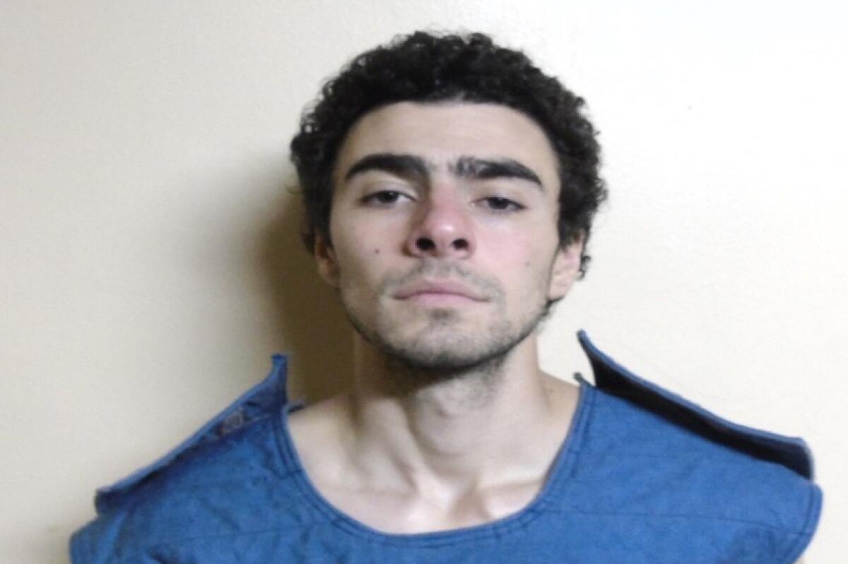 A mugshot of Luigi Mangione