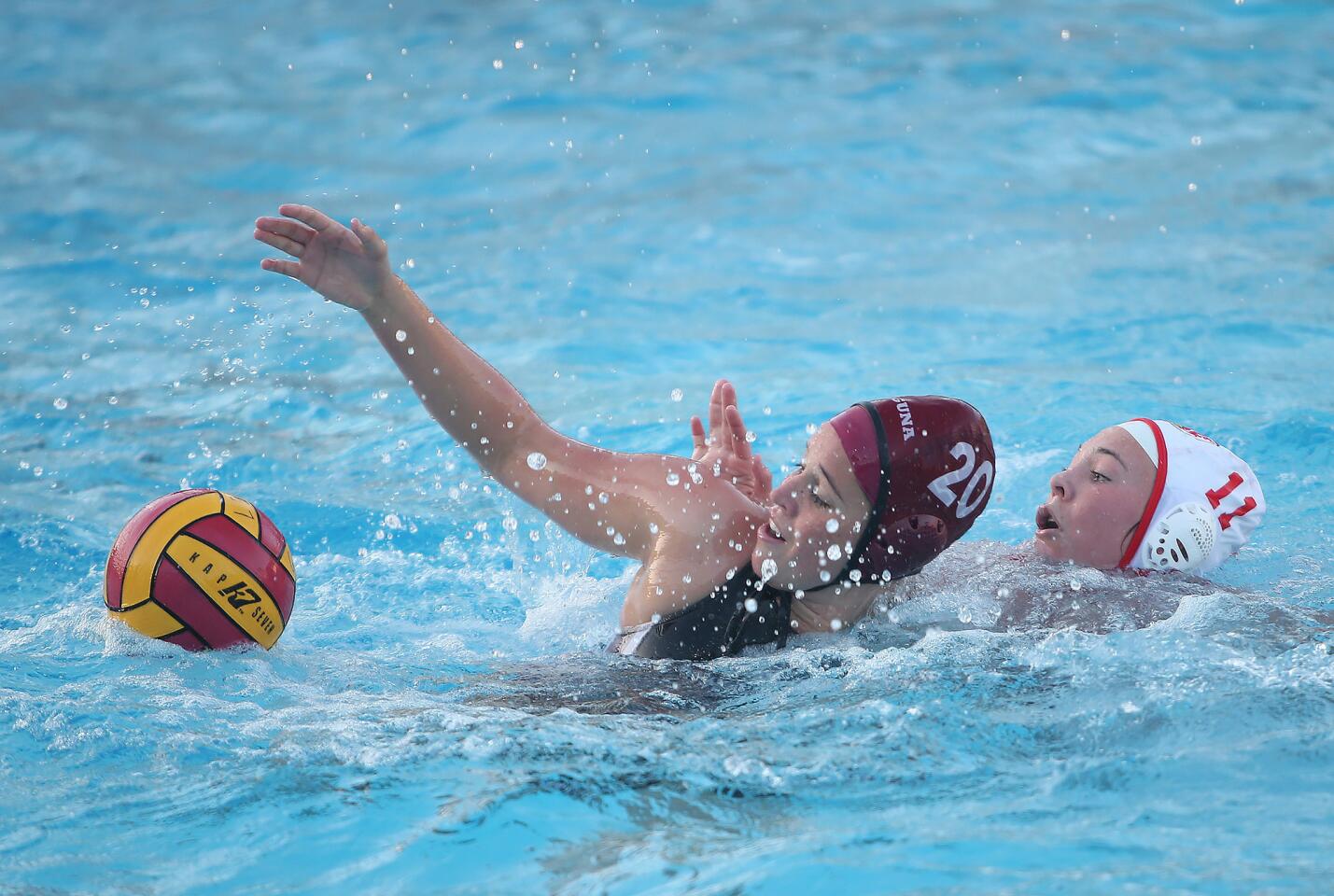 Photo Gallery: Laguna Beach vs. Mater Dei in girls’ water polo