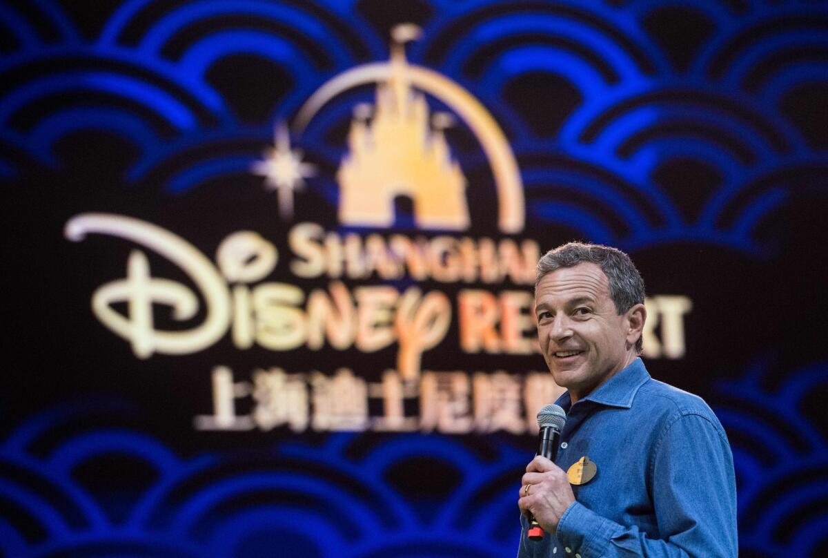 Chairman and CEO of Walt Disney Bob Iger at Shanghai Disney Resort in Shanghai in June 2016.