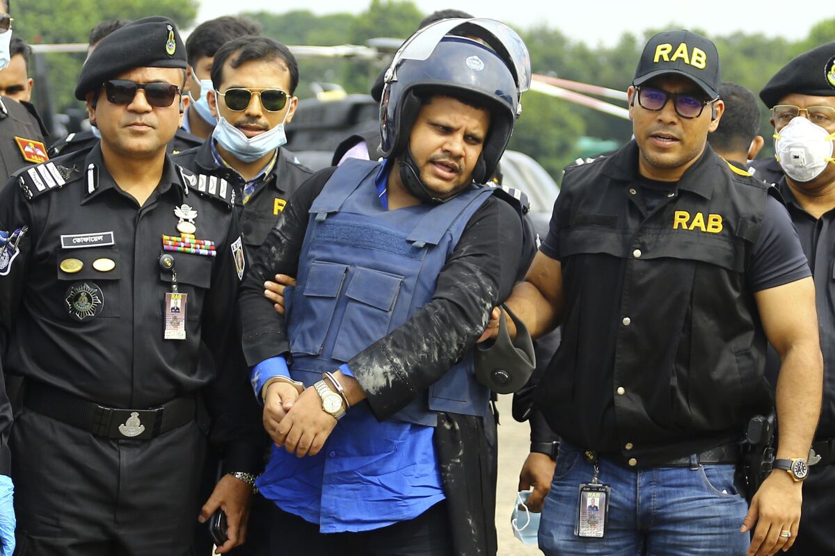 Mohammed Shahed, the owner of two hospitals in Bangladesh, was arrested near the Indian border after a nine-day manhunt.