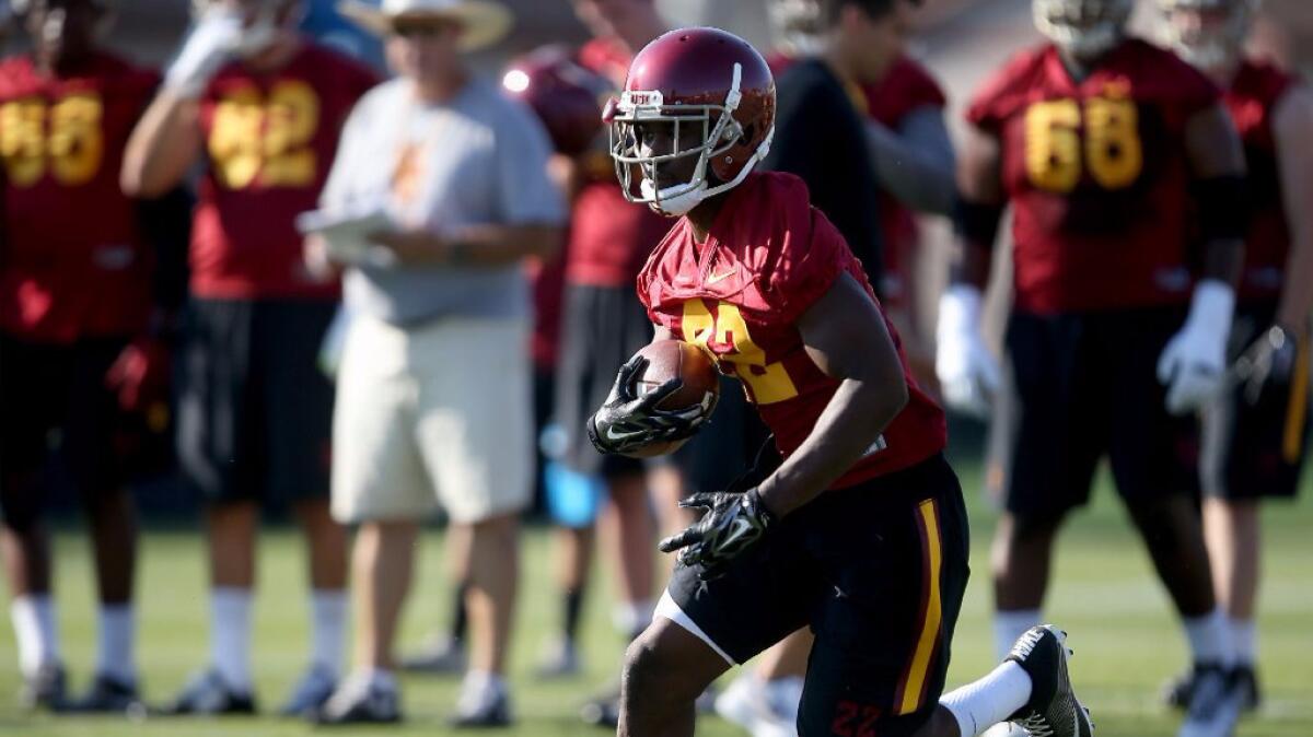 As USC's only senior running back, Justin Davis is reliable and experienced.