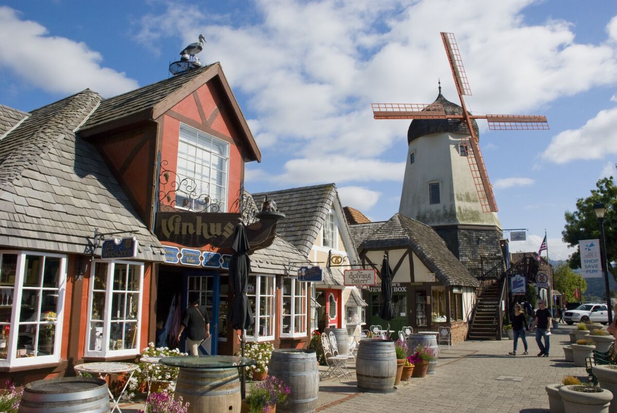 Solvang has added luxury hotels and new fine-dining options to its Danish-inspired village atmosphere.