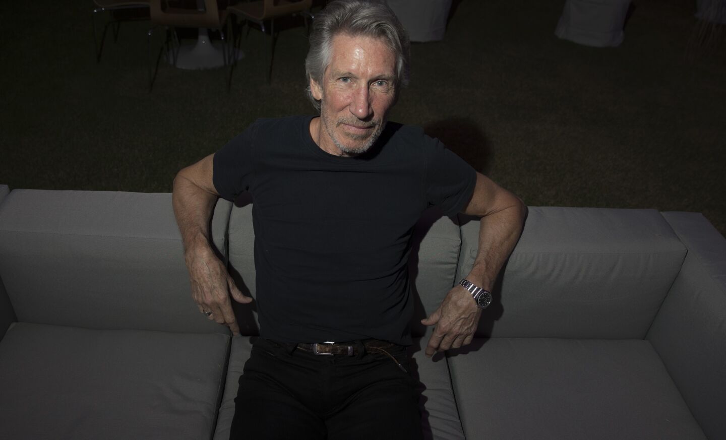 Backstage with Roger Waters at Desert Trip.