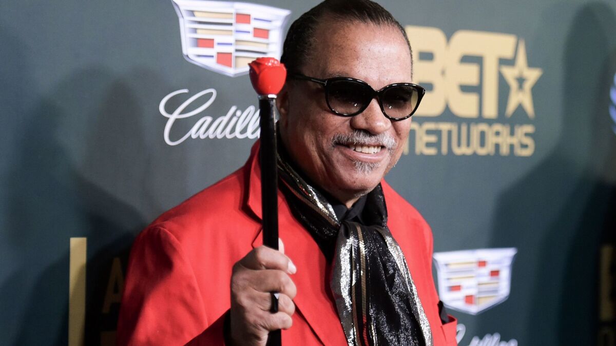 Billy Dee Williams at the 2018 American Black Film Festival Honors, where he received the Hollywood legacy award.
