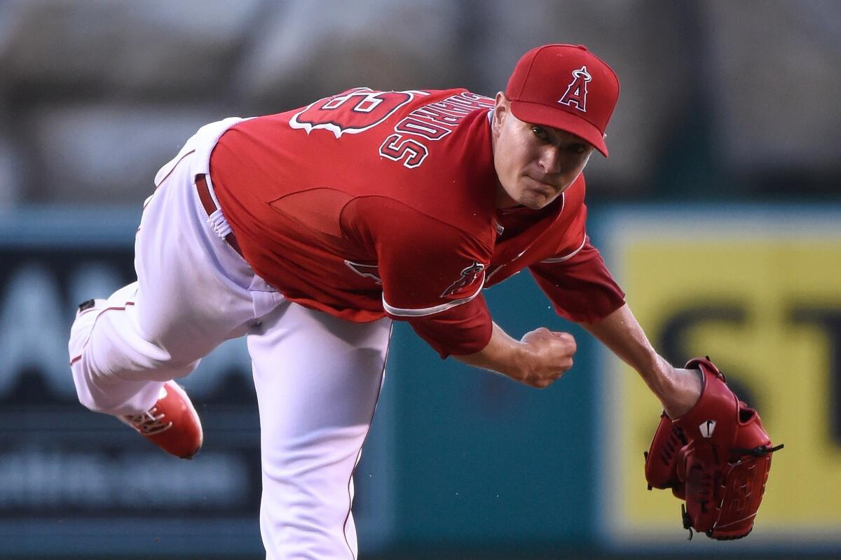 Garrett Richards (11-3) gave up four earned runs on seven hits in six innings against the American League Central-leading Tigers. The Angels lost to Detroit, 6-4.