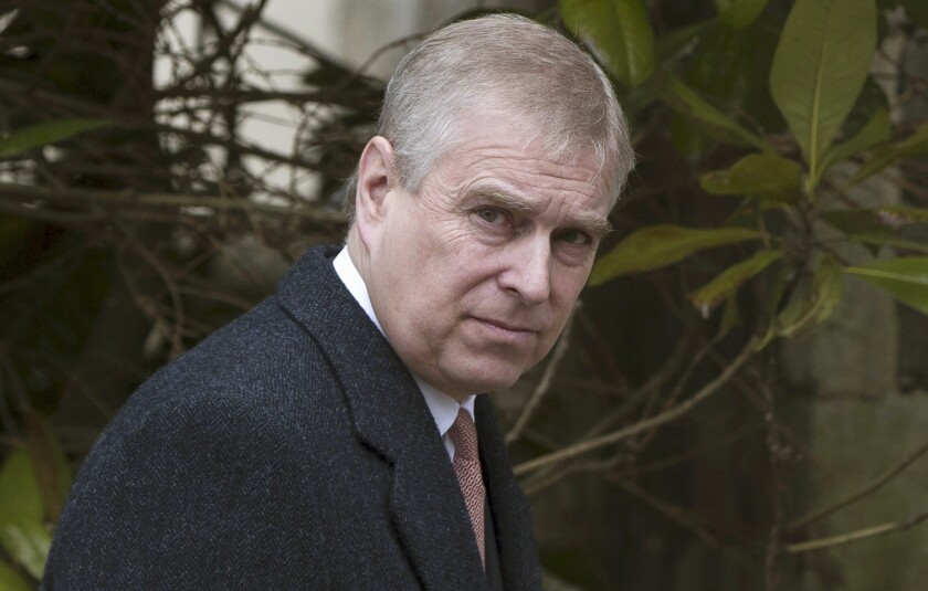 FILE - Britain's Prince Andrew is photographed on Aug. 11, 2021. Prince Andrew will face a civil sex case trial after a US judge dismissed a motion by his legal team to have the lawsuit thrown out, it was reported on Wednesday, Jan. 12, 2022. (Neil Hall/PA via AP, File)