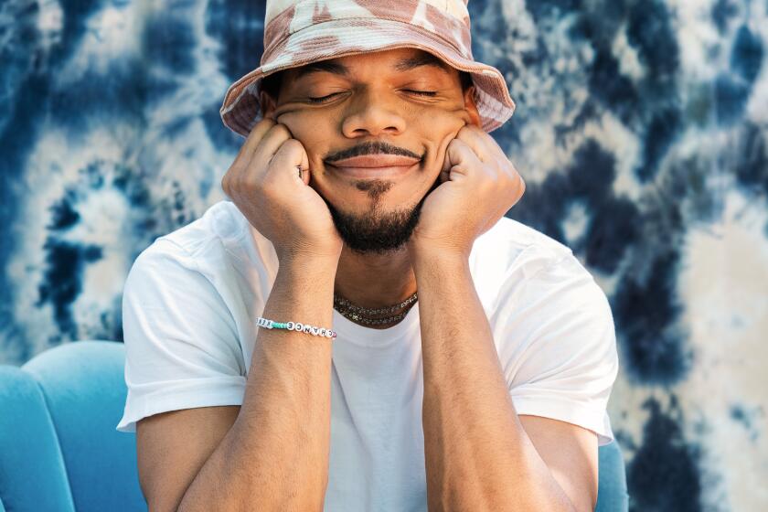 LOS ANGELES, CA - SEPTEMBER 1: Chance the Rapper is photographed at the Pendry Hotel in West Hollywood, CA on September 1, 2023. (Bethany Mollenkof / For The Times)