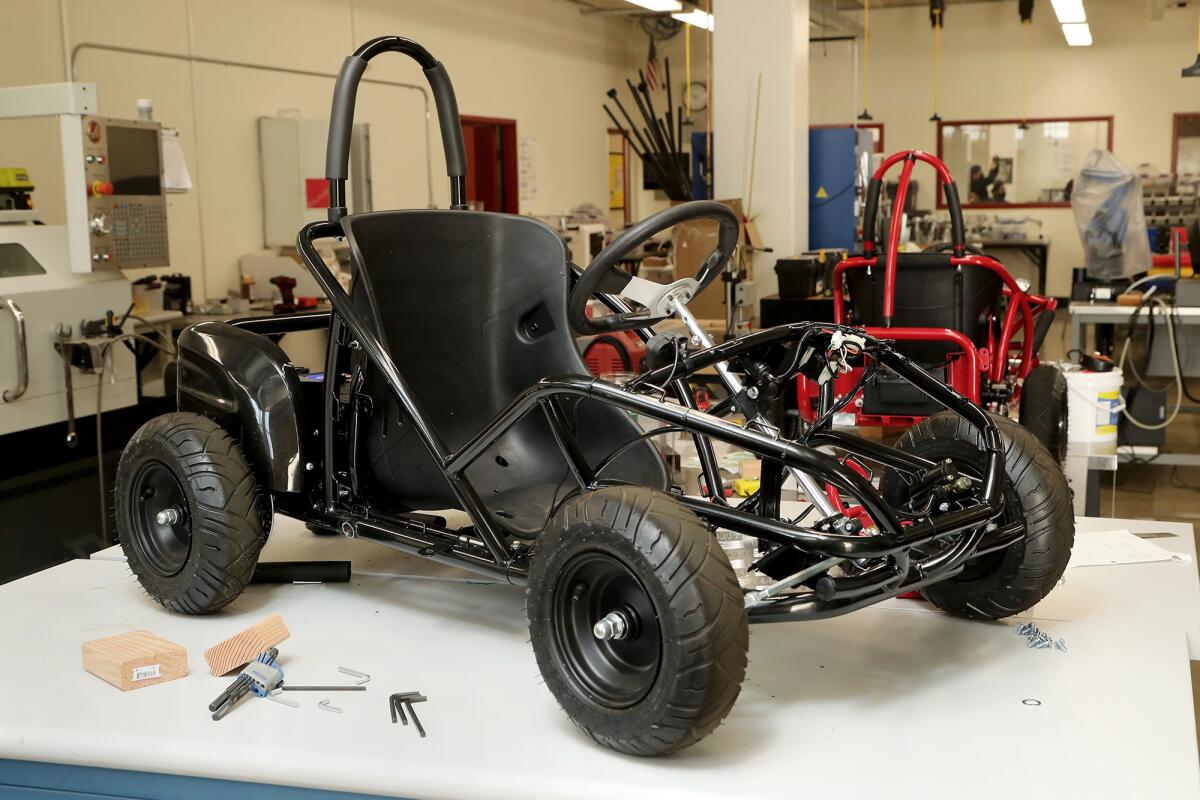 An energy efficient vehicle, made by Estancia High School's Team Havoc, earned first place in the 2021 Energy Invitational.
