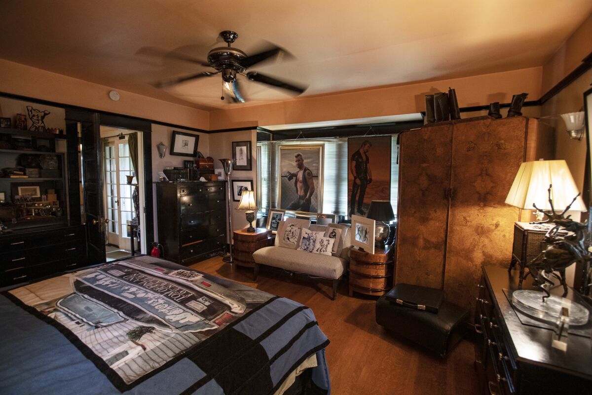 The bedroom of Dehner and Sharp, which is open to tour groups,
