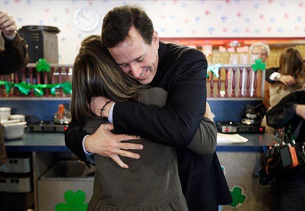 Santorum with his wife