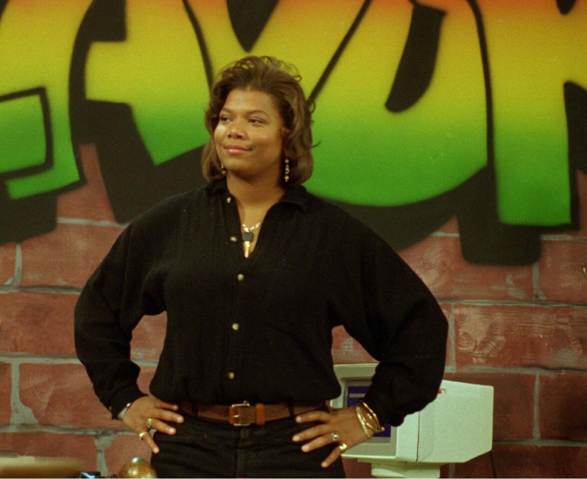 Queen Latifah, rap artist and star of Fox's "Living Single."