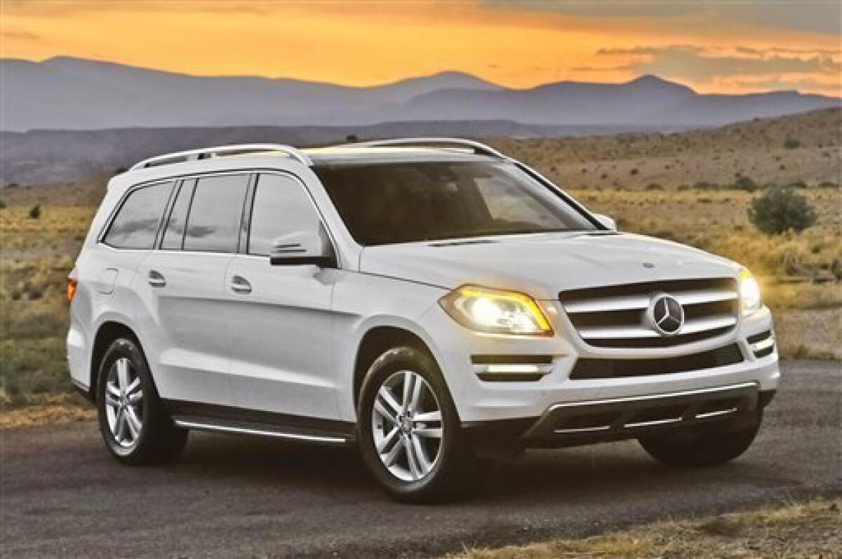 This undated image made available by Mercedes-Benz shows the 2013 Mercedes-Benz GL350. (AP Photo/Mercedes-Benz)