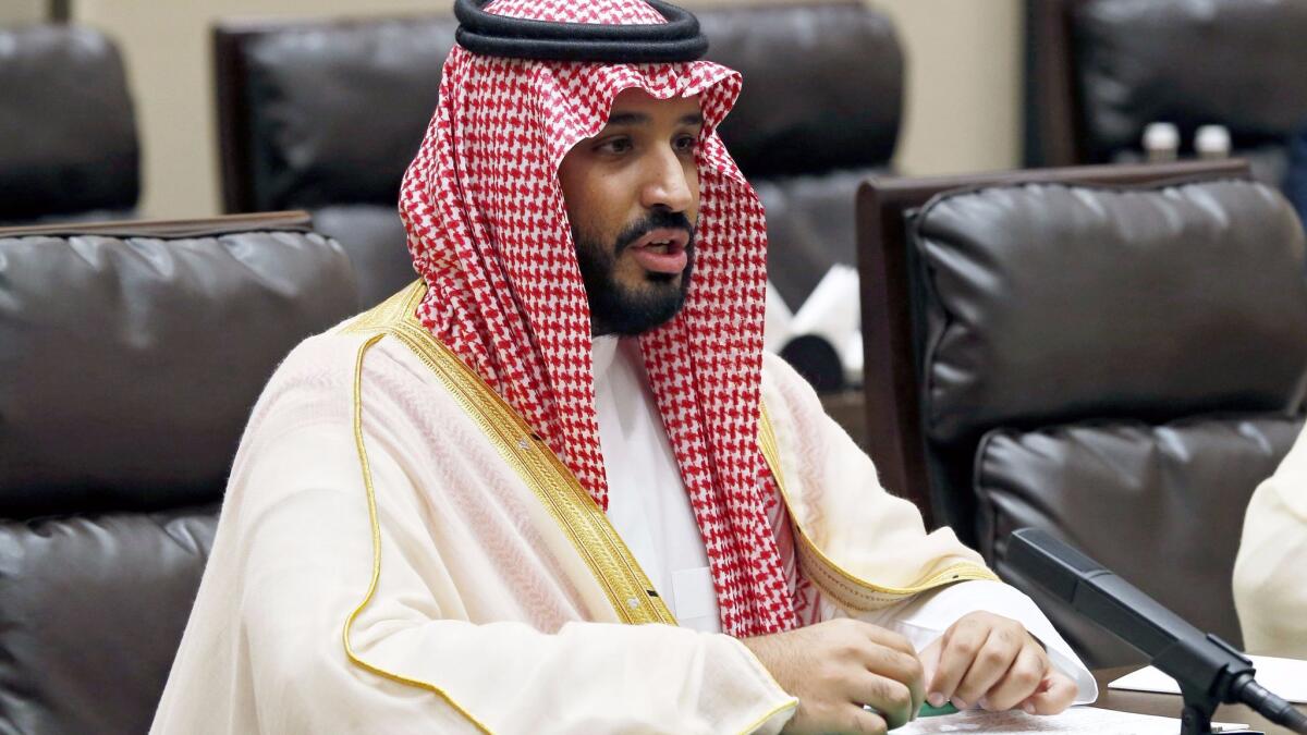 Anti-corruption chief Prince Mohammed bin Salman